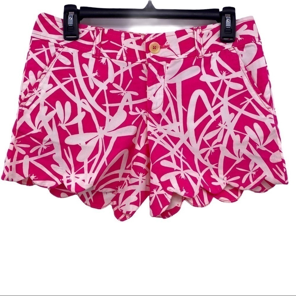 Lilly Pulitzer Light My Firefly Buttercup Shorts Size 0